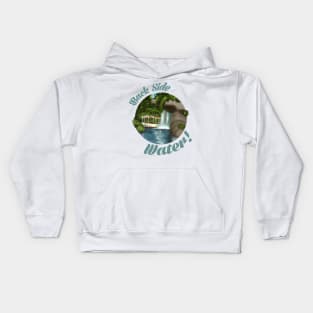 the BACK SIDE OF WATER! Kids Hoodie